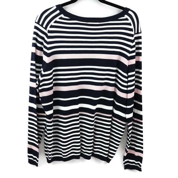 Tommy Hilfiger Womens Sweater Blue Snowmass Peak - Picture 5 of 11